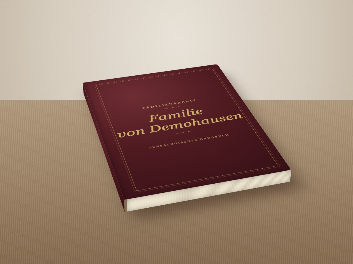 Genealogisches Handbuch der Familie von Demohausen im Ledereinband